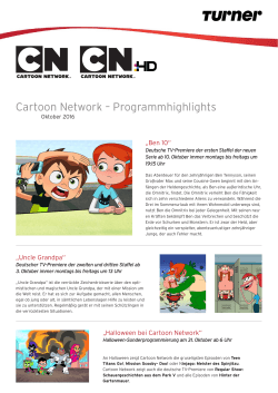 Cartoon Network – Programmhighlights