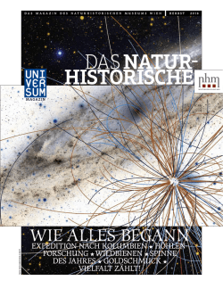 Herbst 2016 - Naturhistorisches Museum