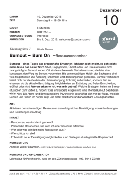 I Zur Ausschreibung - Lehrinstitut f&uuml;r Psychotonik