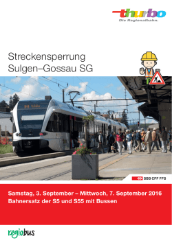Sperrung Sulgen-Gossau SG - Broschuere A5 - v3