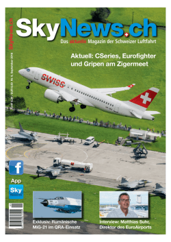 Aktuell: CSeries, Eurofighter und Gripen am