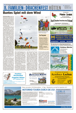Buntes Spiel mit dem Wind