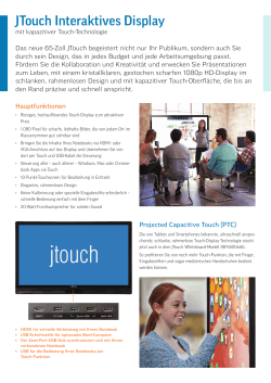JTouch Interaktives Display