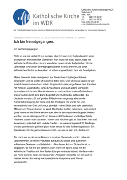 Ich bin fremdgegangen.