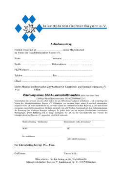 Aufnahmeantrag IPZB2016 - beim Bayerischen Zuchtverband für