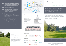 Informationen - Stiftung Schloss und Park Benrath