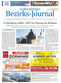 Bezirks-Journal Lichtenberg