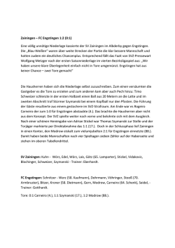 Spielbericht