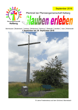 Pfarrbrief - Herzlich Willkommen in der Pfarrei Deutschland