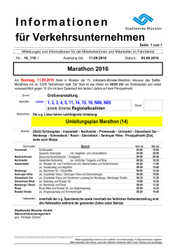 Informationen - Münster Marathon