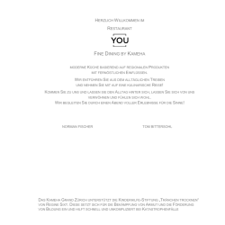 YOU Fine Dining by Kameha