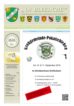 Oi BLEEDCHE - Bad Endbach