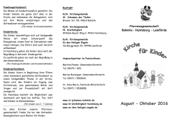 In unserer Pfarreiengemeinschaft finden regelm&auml;&szlig;ig Gottesdienste