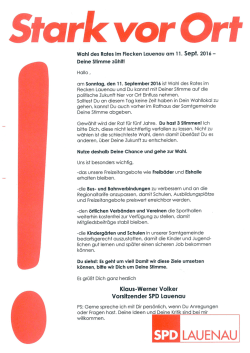 hier! - SPD Lauenau