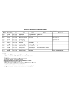 Bewirtungen und Speiseplan - tc