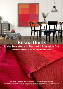 pdf, 900kB - Bosna Quilt Werkstatt