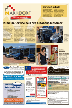 Rundum-Service bei Ford Autohaus Messmer