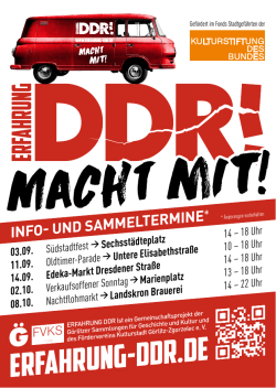 Info- und SammelTeRmIne - G&ouml;rlitzer Sammlungen f&uuml;r Geschichte