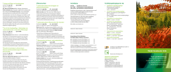 Herbstseminare 2016 - Akademie Landschaftsbau Weihenstephan