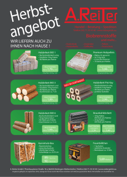 Jetzt schon an den Winter denken!