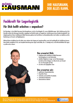 IHR HAUSMANN, DER ALLES KANN. Fachkraft