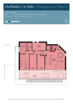 Dorfhalden 1 in St&auml;fa &ndash; Attikageschoss, Ebene 2