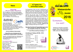 Radtouren 2016 - Gemeinde Wietzendorf