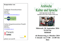 Arabische Kultur und Sprache
