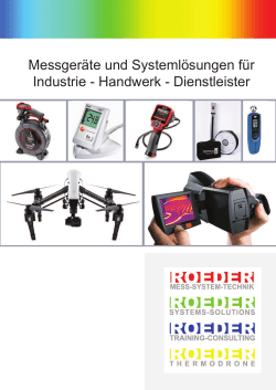 ROEDER Katalog 2016 - ROEDER Mess-System
