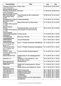 Druckvorschau - Ferien