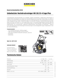Unbeheizter Hochdruckreiniger HD 20/15-4 Cage Plus
