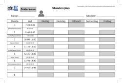 Stundenplan - Elsensee Gymnasium