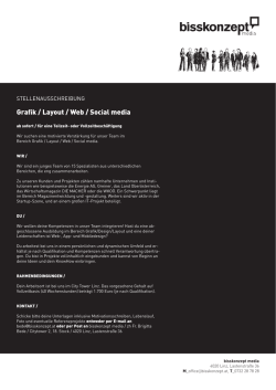 Grafik / Layout / Web / Social media