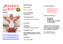 Informationen im Flyer