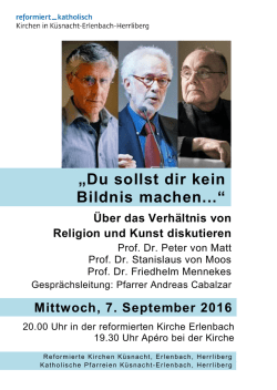 Du sollst dir kein Bildnis machen