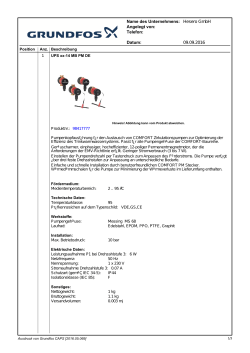 Technisches Datenblatt Grundfos UPS 15-14 MB PM