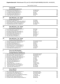 Ergebnisse als PDF-Dokument - Reitsportverein Hiddenhausen eV