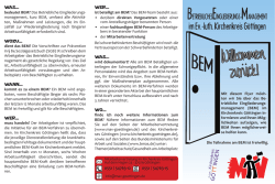 BEM-Flyer - der Mitarbeitervertretung im Ev.