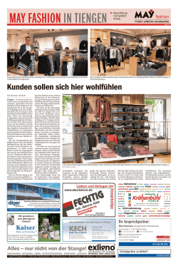 Kunden sollen sich hier wohlfühlen