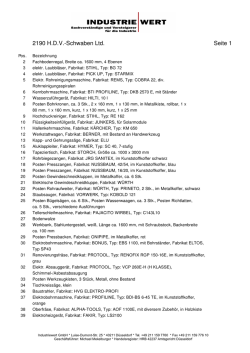 Positionsliste (Download)