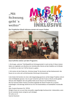 Mit Schwung geht´s weiter - St. Josef Kamp
