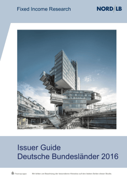 Issuer Guide Deutsche Bundesl&auml;nder 2016