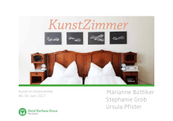 Unsere KunstZimmer - Hotel Kurhaus Kreuz