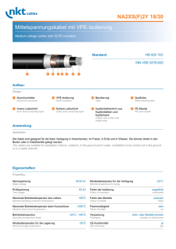 NA2XS(F)2Y 18/30 Mittelspannungskabel mit VPE