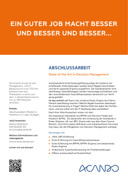 ein guter job macht besser und besser und besser