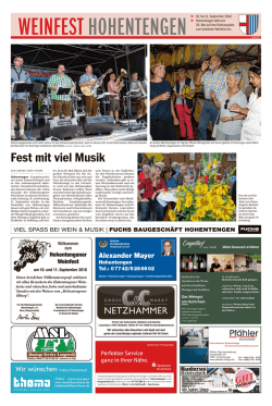 Fest mit viel Musik
