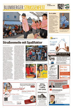 Straßenmeile mit Spaßfaktor