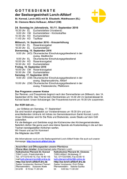 Gottesdienste als PDF