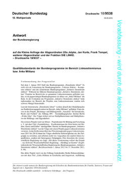 Drucksache 18/9538 - DIP