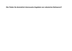 Hier finden Sie demnächst interessante Angebote von reduzierten